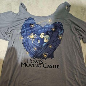 Torrid Her Universe Howl's Moving Castle Studio Ghibli cold shoulder top